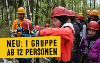 Gruppenrabatt ab 12 kletternden Personen